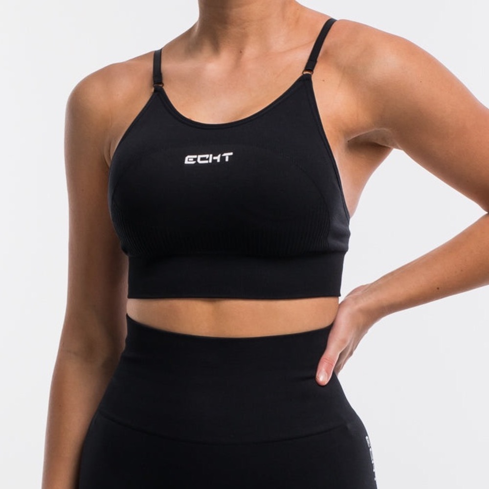 ECHT Arise Key Sports Bra Black Size Large